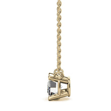 Load image into Gallery viewer, 2.00 CTW AGI Certified Lab-Grown Emerald-Cut Diamond Solitaire Pendant in Choice Of 14K White or Yellow Gold