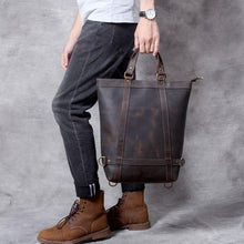 Load image into Gallery viewer, The Icarus | Handmade Vintage Leather Backpack