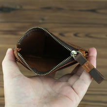 Load image into Gallery viewer, The Cael | Handmade Leather Coin Purse with Zipper