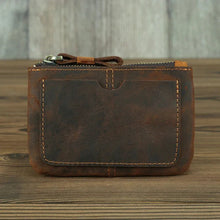Load image into Gallery viewer, The Cael | Handmade Leather Coin Purse with Zipper