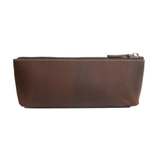 Load image into Gallery viewer, The Pallavi | Handmade Leather Pencil Case - Leather Makeup Bag