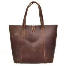 Load image into Gallery viewer, The Taavi Tote | Handcrafted Leather Tote Bag