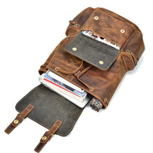 Load image into Gallery viewer, The Hagen Backpack | Vintage Leather Backpack