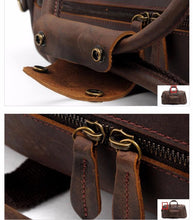 Load image into Gallery viewer, The Asta Weekender | Handcrafted Leather Duffle Bag