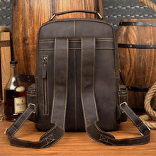 Load image into Gallery viewer, The Langley Backpack | Genuine Vintage Leather Backpack