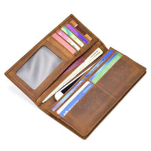 Load image into Gallery viewer, The Pathfinder Bifold Wallet | Genuine Leather Pocket Book