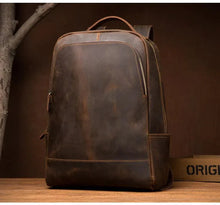Load image into Gallery viewer, The Vernon Backpack | Genuine Vintage Leather Minimalist Backpack