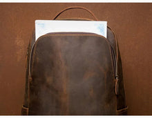 Load image into Gallery viewer, The Vernon Backpack | Genuine Vintage Leather Minimalist Backpack