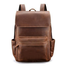 Load image into Gallery viewer, The Helka Backpack | Genuine Vintage Leather Backpack