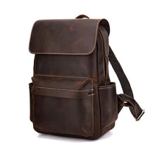 Load image into Gallery viewer, The Helka Backpack | Genuine Vintage Leather Backpack