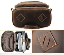 Load image into Gallery viewer, The Raoul Backpack | Handmade Vintage Leather Backpack