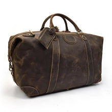 Load image into Gallery viewer, The Eira Duffle Bag | Vintage Leather Weekender