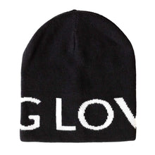 Load image into Gallery viewer, BIG LOViE JACQUARD INTENTIONS BEANIE | BLACK