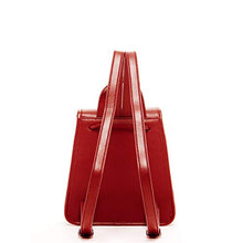 Load image into Gallery viewer, Nicole Brick Red Leather Backpack