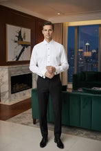 Load image into Gallery viewer, "Richard" White Spread Collar Shirt