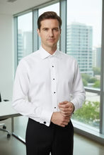 Load image into Gallery viewer, "Richard" White Spread Collar Shirt