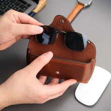 Load image into Gallery viewer, Rochester Full-Grain Leather Eyeglass Case