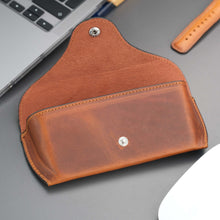 Load image into Gallery viewer, Rochester Full-Grain Leather Eyeglass Case