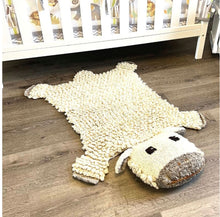 Load image into Gallery viewer, Organic Wool Play Mat + Nursery Rug | Sheep