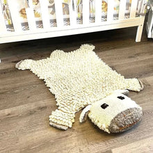Load image into Gallery viewer, Organic Wool Play Mat + Nursery Rug | Sheep