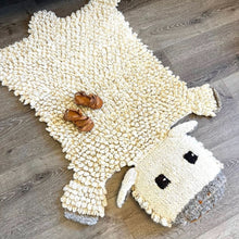 Load image into Gallery viewer, Organic Wool Play Mat + Nursery Rug | Sheep