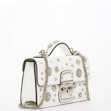 Load image into Gallery viewer, White Purse Small Leather Crossbody Bag