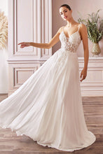 Load image into Gallery viewer, A-Line Chiffon Bridal Gown