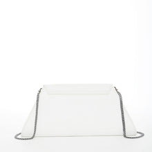 Load image into Gallery viewer, White Purse Leather Clutch Bag Crossbody Evening Purse Unique Women's Handbag