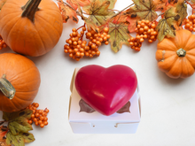Load image into Gallery viewer, Handcrafted Closet &amp; Drawer heart Sachet - Cozy &amp; Comforting  – Warm, Inviting Scents for Relaxation &amp; Seasonal Gifting - Scented Wax Heart Freshener
