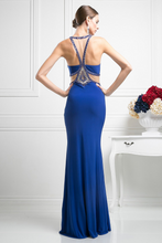 Load image into Gallery viewer, Beaded Stretch Knit Sheath Dress
