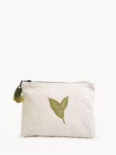 Load image into Gallery viewer, Hand Screen Printed Cotton Canvas Pouch - Nature
