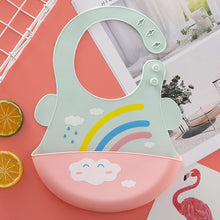 Load image into Gallery viewer, Silicone Baby Feeding Bib
