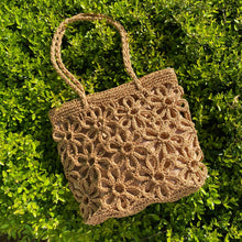Load image into Gallery viewer, Hand Made Muted Floral Tote
