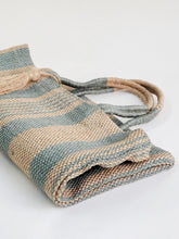 Load image into Gallery viewer, Dora Jute Tote Bag - Pale Green
