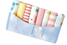 Load image into Gallery viewer, Newborn Cotton Gauze Baby Feeding Towels - 8 Packs
