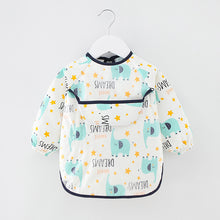 Load image into Gallery viewer, Waterproof Cotton Bib for Kids - Long Sleeve Feeding Apron
