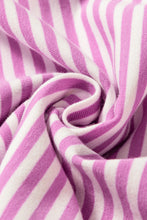 Load image into Gallery viewer, Phalaenopsis Striped Patchwork Three Quarters Sleeve Loose Mini Dress
