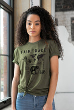 Load image into Gallery viewer, Fair Trade Icons Unisex Eco-Triblend Tee
