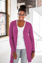 Load image into Gallery viewer, Ladies Eco-Triblend Rib Cardigan
