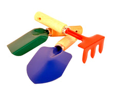 Load image into Gallery viewer, JustForKids Kids Garden Tools Set with Tote
