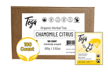Load image into Gallery viewer, Chamomile Citrus Organic 100 Tea Bags

