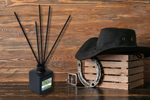 Load image into Gallery viewer, Reed Diffuser | Bold &amp; Masculine | Wood Smoke Obsidian
