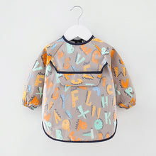 Load image into Gallery viewer, Waterproof Cotton Bib for Kids - Long Sleeve Feeding Apron
