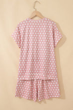 Load image into Gallery viewer, Brown Polka Dot Print Short Set
