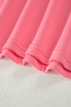 Load image into Gallery viewer, Coral Paradise Half Zipped Ruffled Short Set
