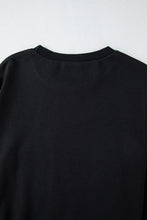 Load image into Gallery viewer, Black GAME DAY Rugby Football Graphic Pullover and Shorts Casual Outfit

