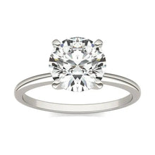 Load image into Gallery viewer, 2 CTW Round Lab Grown Diamond Solitaire Engagement Ring 14K White Gold (G-VS)
