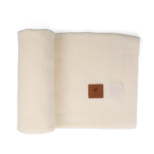 Load image into Gallery viewer, Deluxe Ivory Knit Blanket
