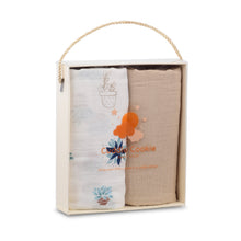 Load image into Gallery viewer, Snuggle Wrap Tan Swaddle Blanket Set
