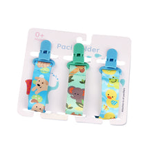 Load image into Gallery viewer, Cartoon Pattern Baby Pacifier Teether Pack of Three
